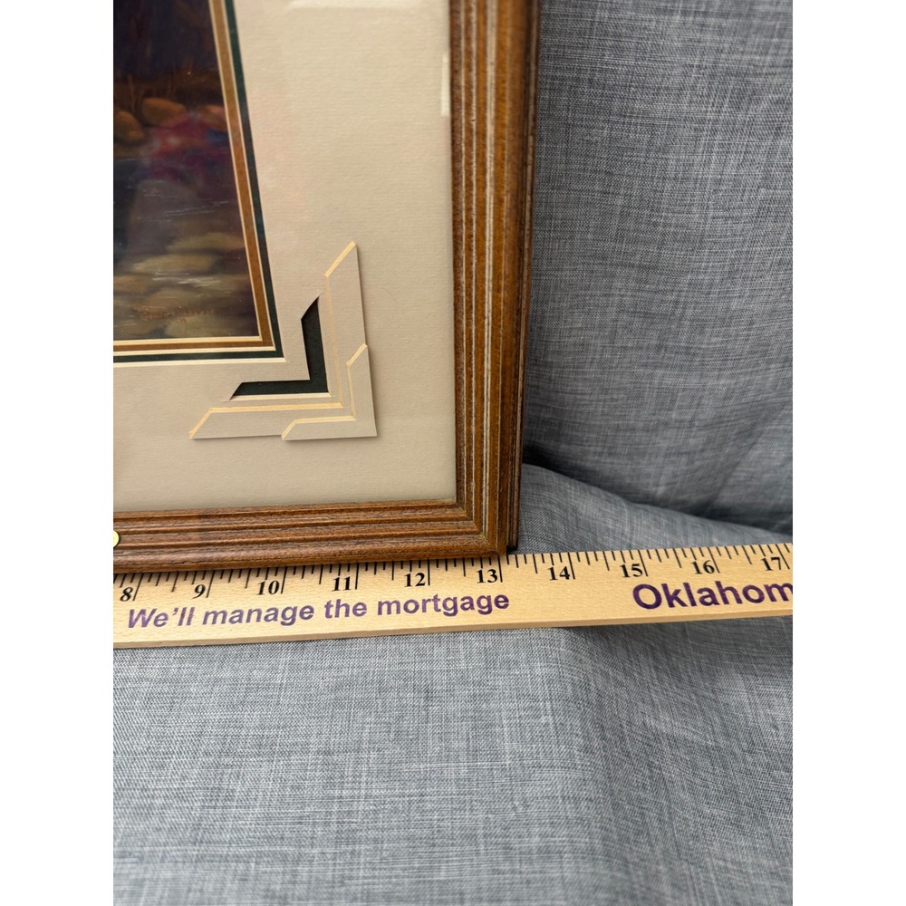 Karren Amaro Always Be Happy Native American Signed Print 176/500 Framed 1989 - Picture 6 of 10